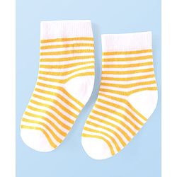 Cute Walk by Babyhug Ankle Length Antibacterial Socks with Vehicle Design Pack Of 3 - White & Red