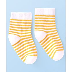 Cute Walk by Babyhug Ankle Length Antibacterial Socks with Vehicle Design Pack Of 3 - White & Red
