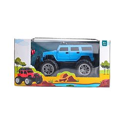Babyhug Premium Off Roader Rechargeable Remote Control Truck With Normal & Turbo Speed & 4 Headlight Modes - Sky Blue