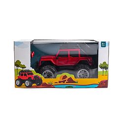 Babyhug Premium Off Roader Rechargeable Remote Control Truck With Normal & Turbo Speed & 4 Headlight Modes - Sky Blue
