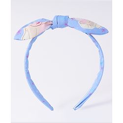 Babyhug Disney Frozen Hair Accessories Combo Set With Bow Applique  - Blue