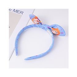 Babyhug Disney Frozen Hair Accessories Combo Set With Bow Applique  - Blue