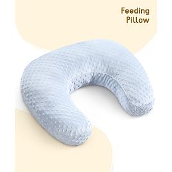 Babyhug Bubble Feeding Pillow - White | Fits upto waist size 36 inches