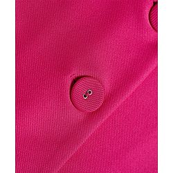 Babyhug Woven Full Sleeves Solid Colour  Blazer with Top & Trouser Set - Pink