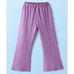 Babyhug Woven Full Sleeves Solid Colour Party Suit With Inner Top - Lilac