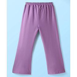 Babyhug Woven Full Sleeves Solid Colour Party Suit With Inner Top - Lilac