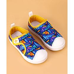 Cute Walk by Babyhug Velcro Closure Doodle Printed Casual Shoes