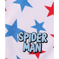 Babyhug Marvel Interlock Knit Wash cloth With Spider Man Graphics L 29 x H 29 cm Pack of 3 - White Light Blue Red