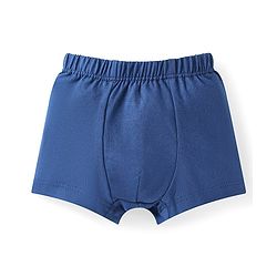 Babyhug Single Jersey Knit Trunks with Stripes & Ball Print Pack of 3 - Yellow White & Navy Blue