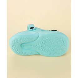 Cute Walk by Babyhug Clogs with Backstrap & Beach Theme Applique - Light Blue