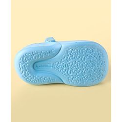 Cute Walk by Babyhug Backstrap Clogs with Video Game Applique - Blue
