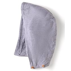 Babyhug Cotton Woven Full Sleeves Text Printed Shirt with Detachable Hood - Rust Orange
