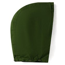 Babyhug Cotton Woven Full Sleeves Hooded Shirt with Patch Detailing - Dark Green