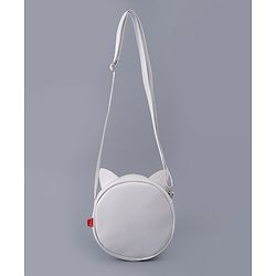 Babyhug  3D Applique Sling Bag - Off White