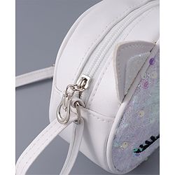 Babyhug  3D Applique Sling Bag - Off White