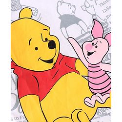 Babyhug Disney Single Jersey Knit Full Sleeves Shirt & Jeans Set With T-Shirt & Winnie The Pooh Graphics - Blue