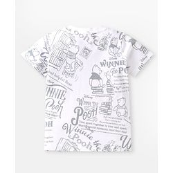 Babyhug Disney Single Jersey Knit Full Sleeves Shirt & Jeans Set With T-Shirt & Winnie The Pooh Graphics - Blue