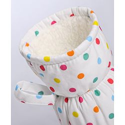Babyhug Disney Digital Print Premium Cotton Bottle Cover Mickey Hot Air Balloon Print Pack of 2 (Medium) - Blue And White