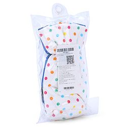 Babyhug Disney Digital Print Premium Cotton Bottle Cover Mickey Hot Air Balloon Print Pack of 2 (Medium) - Blue And White