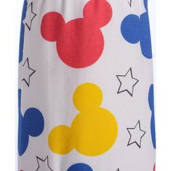 Babyhug Disney Premium Cotton Bottle Cover Cool Mickey Theme Pack of 2 (Medium)- Red And White