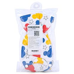 Babyhug Disney Premium Cotton Bottle Cover Cool Mickey Theme Pack of 2 (Medium)- Red And White