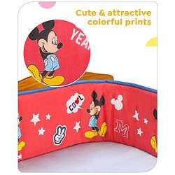 Babyhug Disney Premium Cotton Cot Bumper Cool Mickey Theme - Red