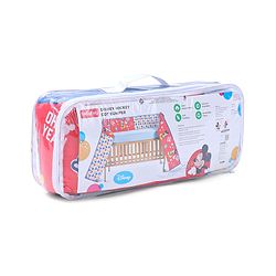 Babyhug Disney Premium Cotton Cot Bumper Cool Mickey Theme - Red