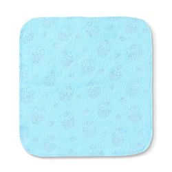 Babyhug 100% Cotton Knit Wash Cloths With Floral & Fruit Print Pack of 6 L 27 x B 25 cm - Multicolour