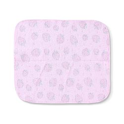 Babyhug 100% Cotton Knit Wash Cloths With Floral & Fruit Print Pack of 6 L 27 x B 25 cm - Multicolour