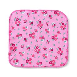 Babyhug Cotton Knit Wash Cloths With Floral & Fruit Print Pack of 6 L 27 x B 25 cm - Multicolour