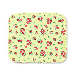 Babyhug 100% Cotton Knit Wash Cloths With Floral & Fruit Print Pack of 6 L 27 x B 25 cm - Multicolour