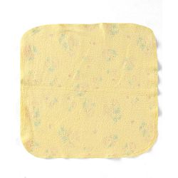 Babyhug 100% Cotton Knit Wash Cloths With Floral & Fruit Print Pack of 6 L 27 x B 25 cm - Multicolour