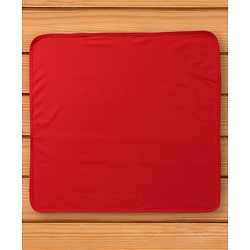 Babyhug Interlock Knit Hooded Bath Towel with Mickey Mouse Graphics L 76 x B 36 cm Pack of 2 - Red & White