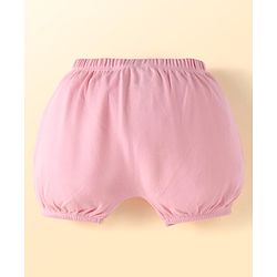Babyhug Disney Interlock Knit Bloomer With Minnie Mouse Graphics Pack Of 3 - Lavender & Pink