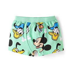 Babyhug Disney Interlock Knit Briefs with Mickey Mouse Graphics Pack of 3 - Yellow Light Green & Light Blue