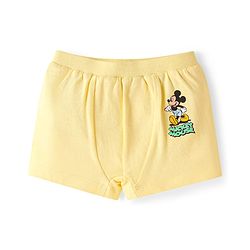 Babyhug Disney Interlock Knit Briefs with Mickey Mouse Graphics Pack of 3 - Yellow Light Green & Light Blue