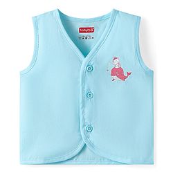 Babyhug Cambric Woven Sleeveless Jhablas with Animal Print Pack of 5 - Multicolor