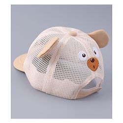 Babyhug Free Size Baseball Cap With Ear Applique - Pink