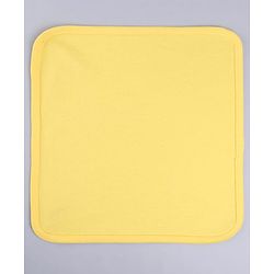 Babyhug Disney Interlock Knit Wash Cloth with Pooh Graphics Pack of 3 L 30 x B 30 cm - Yellow & Red