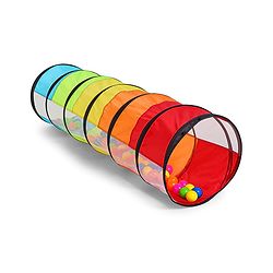Babyhug Disney Mickey Crawling Play Tunnel for Toddlers|Colourful Pop up Crawl thorugh| Foldable Tunnel for Kids 2+ Years|MultiColour