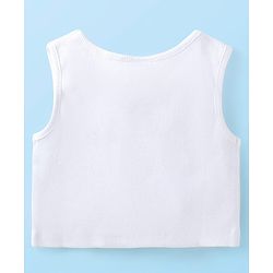 Babyhug Terry Knit Full Sleeves Text Print Hooded  Sweat Jacket & Taped Lounge Pant with Inner T-Shirt - Pink & White