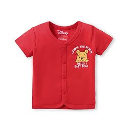 Babyhug Disney Interlock Knit Half Sleeves Jhablas With Winnie The Pooh & Friends Graphics Pack of 3 - Red Blue & White