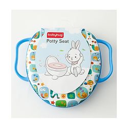 Babyhug Insects Printed Potty Seat With Handle - White