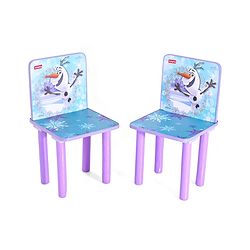 Babyhug Disney Frozen Multipurpose Study Table with 2 Chairs - Purple