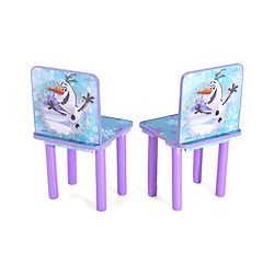 Babyhug Disney Frozen Multipurpose Study Table with 2 Chairs - Purple