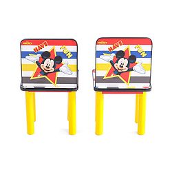 Babyhug Disney Mickey  Multipurpose Study Table with 2 Chairs - Yellow