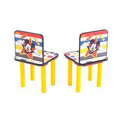 Babyhug Disney Mickey  Multipurpose Study Table with 2 Chairs - Yellow