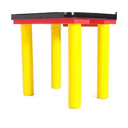 Babyhug Disney Mickey  Multipurpose Study Table with 2 Chairs - Yellow