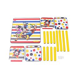 Babyhug Disney Mickey  Multipurpose Study Table with 2 Chairs - Yellow