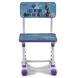 Babyhug Disney Frozen Height Adjustable Study Table & Chair Set with Storage for Kids - Purple| Ergonomic Study Desk for 3-15 Years Kids| Reading Stand, Cup Holder & Anti-Slip Base
